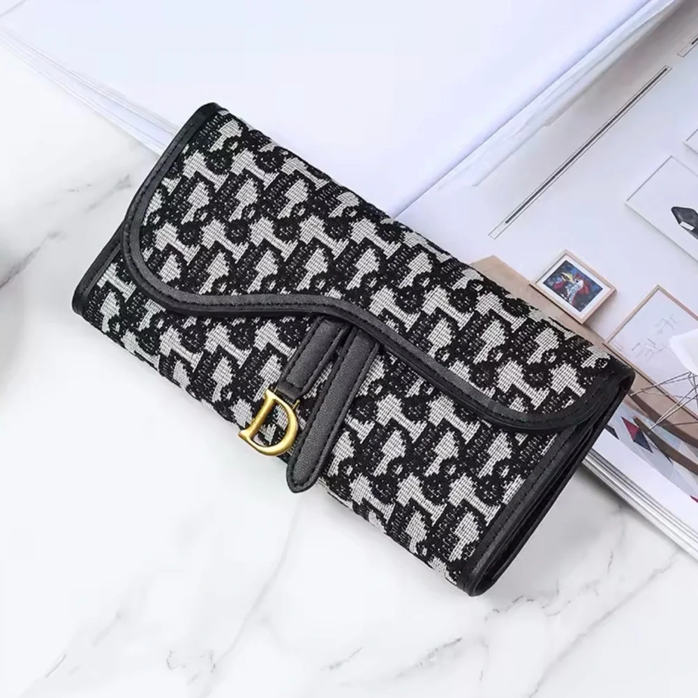 Black and White Designer Women's Clutch inspired luxury wallet